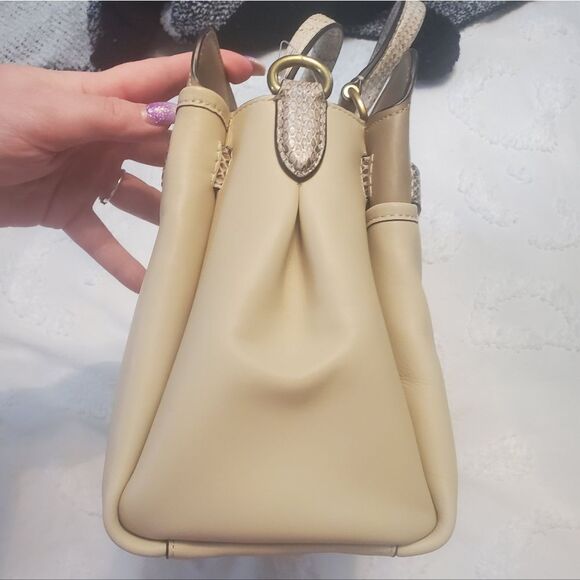 RETAIL Coach Exotic Python Tate Carryall 29 with Snakeskin - Picture 12 of 16